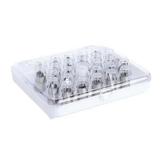 26-teiliges Edelstahl-Spritztüllen-Set - Professionelles Sortiment