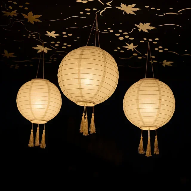 Himalaya Outdoor Solar Light - Pack of 3 Waterproof LED Hanging Lights for Garden Patio Balcony