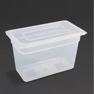 Set of 4 Gastronorm GN 1/3 Trays in Polypropylene