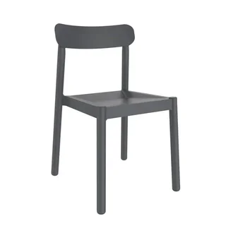 Set of 4 Elba Chairs - Dark Grey Color