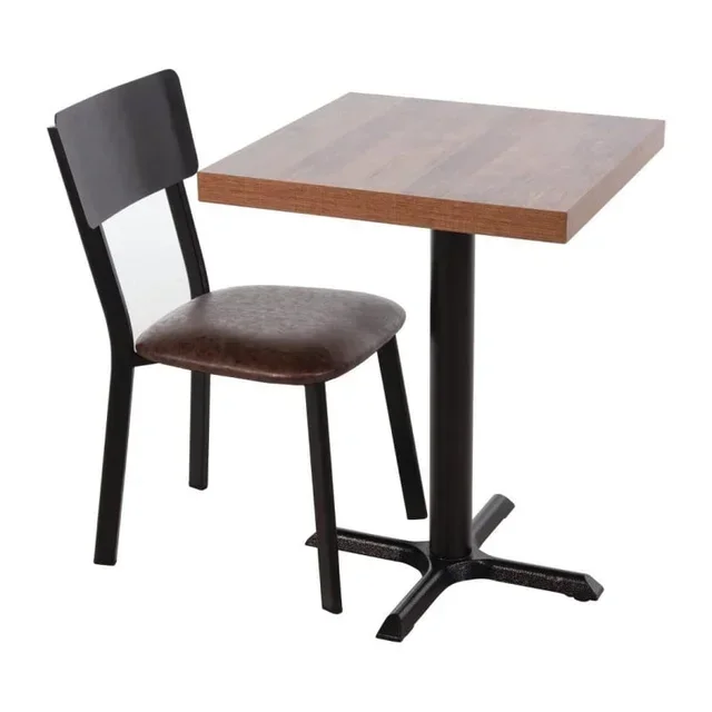 Lot de 4 Chaises Métalliques Style Industriel Vintage