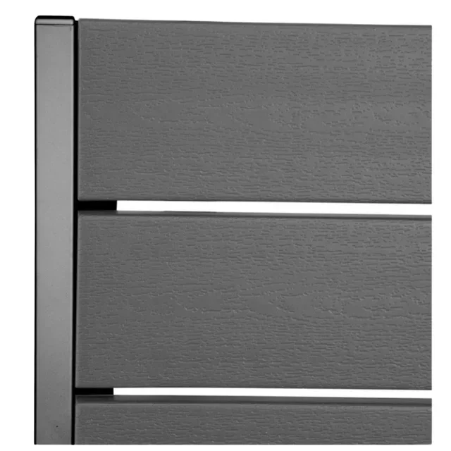 Lot de 4 Fauteuils à Lattes Valletta Gris