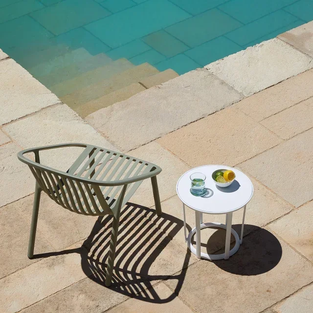 Set di 4 Poltrone Lounge Bini - Colore Terra Toscana