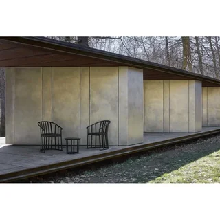 4er-Set Raff Sessel - Sandfarbener Stoffbezug