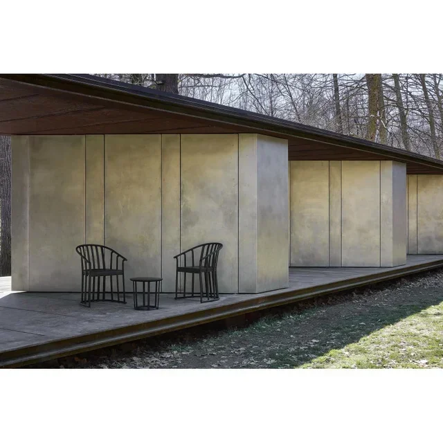 4er-Set Raff Sessel - Sandfarbener Stoffbezug