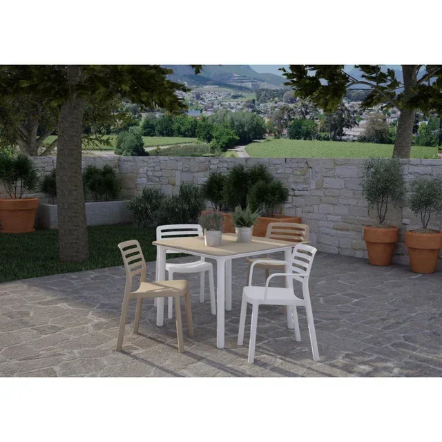 Wind Outdoor Chair - Sand Color - Pack of 4