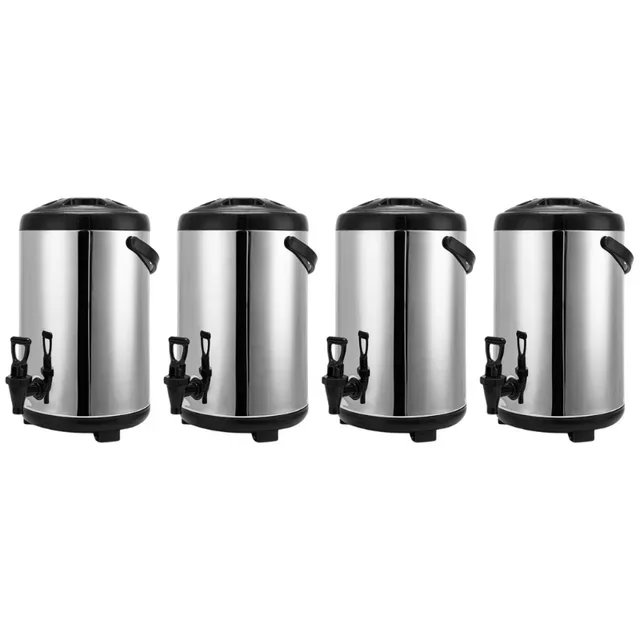 Set of 4 Insulated Beverage Dispensers - 9 Liter Capacity