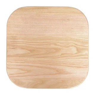 Lot de 4 Tabourets Bas Industriels Acier Galvanisé et Bois Cantina