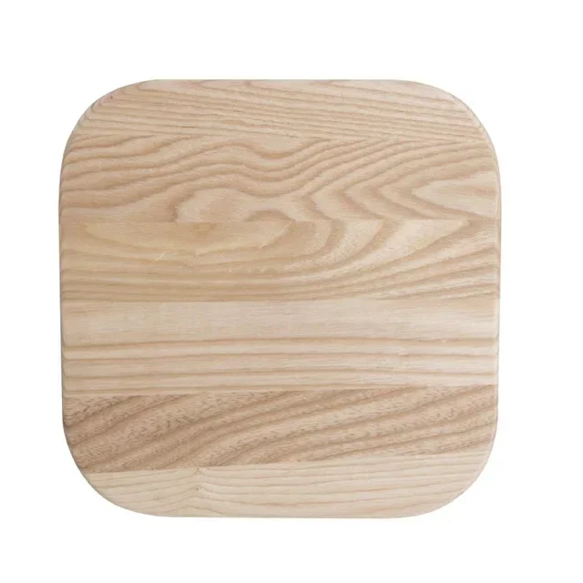 Lot de 4 Tabourets Bas Industriels Acier Galvanisé et Bois Cantina