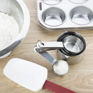 Set mit 5 Küchenmessbechern 30ml 60ml 80ml 125ml 250ml Kunststoff