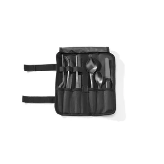 Set di 6 Piatti da Presentazione Chef in Porcellana Nera