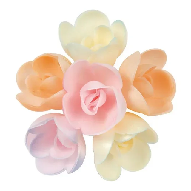 Lot de 72 Roses Tons Pastel - Composition Florale