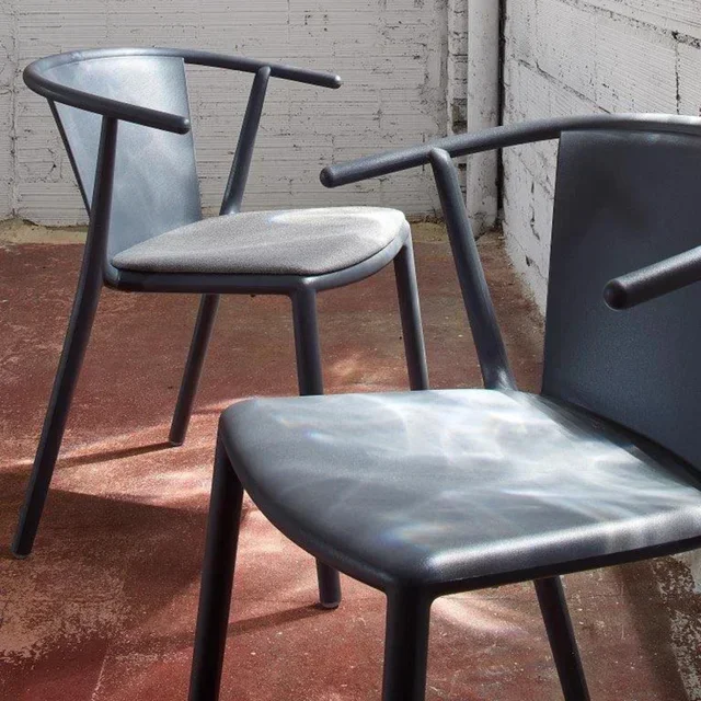 Steely Chair - Sand Color - Set of 2 pieces