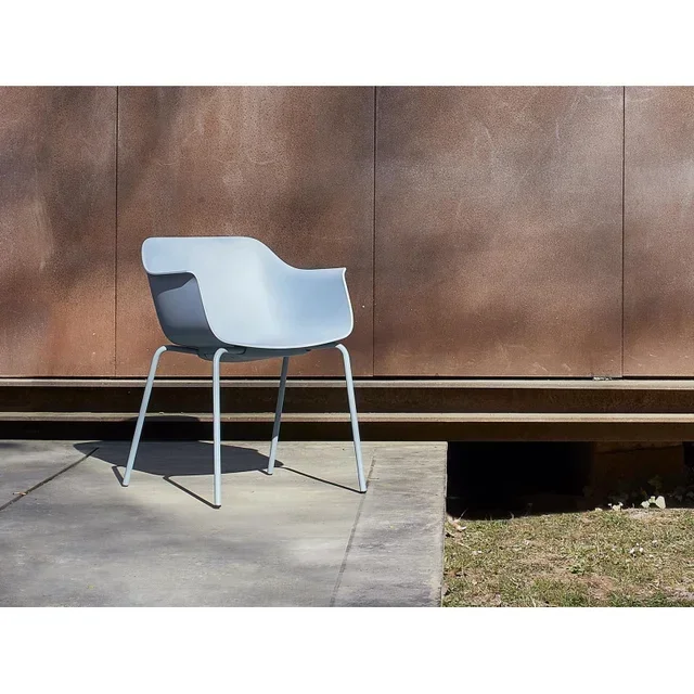 Set de 2 Sillones Shape - Terciopelo Gris Verde