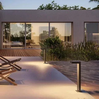 Ala Ground Mini Solar Post Outdoor LED Garden Lighting