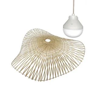 Natural Bamboo Pendant Light - Laia Nomad Design