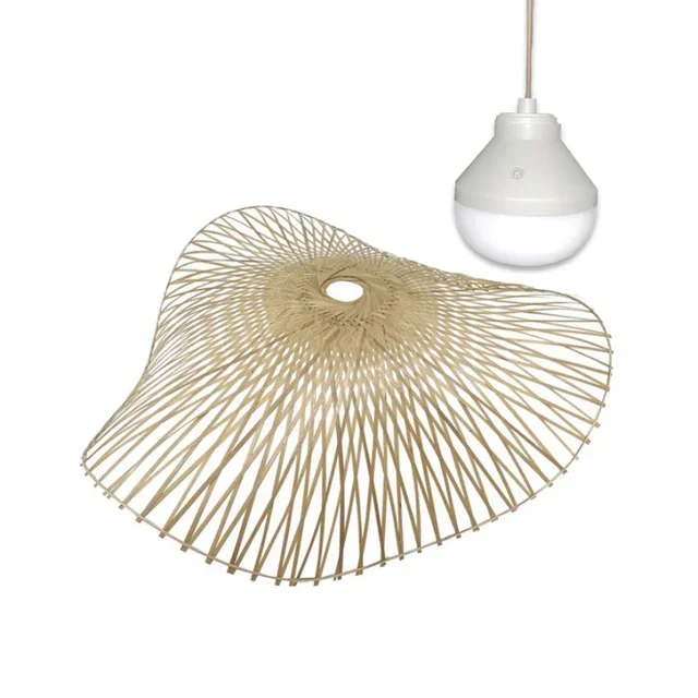 Natural Bamboo Pendant Light - Laia Nomad Design