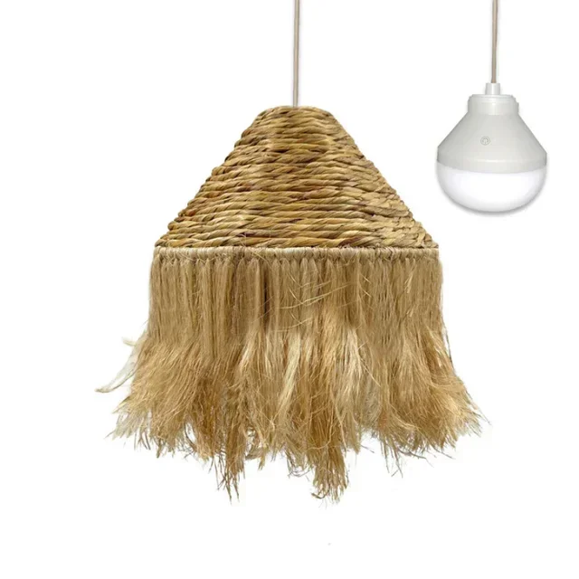 Natural Water Hyacinth Hanging Lamp Leonara Nomad