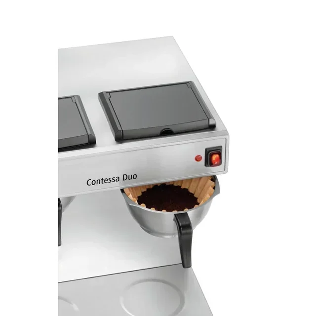 Contessa Duo Kaffeemaschine - Doppelte Funktion Espresso und Filter