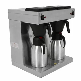 Pro Coffee Maker Double Tank 2x2 Liters Stainless Steel