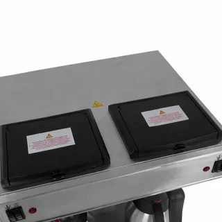 Pro Coffee Maker Double Tank 2x2 Liters Stainless Steel