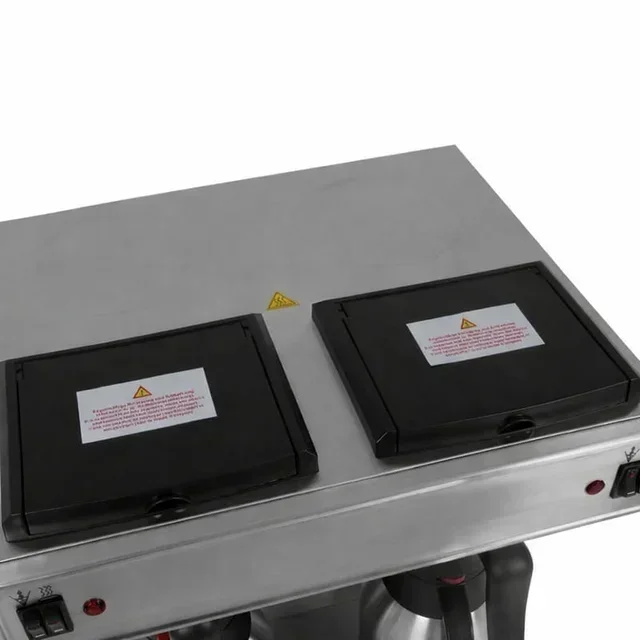 Pro Coffee Maker Double Tank 2x2 Liters Stainless Steel