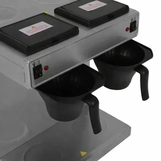 Pro Coffee Maker Double Tank 2x2 Liters Stainless Steel