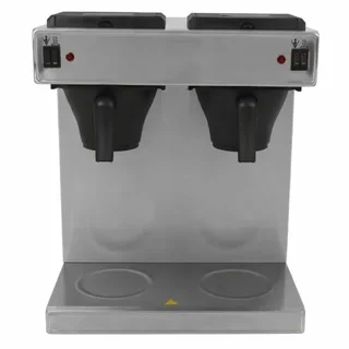 Pro Coffee Maker Double Tank 2x2 Liters Stainless Steel