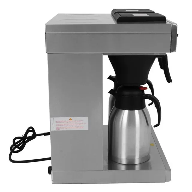 Pro Coffee Maker Double Tank 2x2 Liters Stainless Steel
