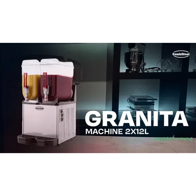 Slush Puppie Granita Machine - Double Tank 12 Litres