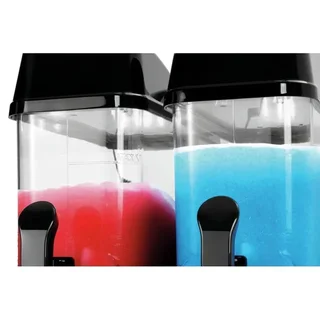 Professionelle Doppelbehälter 12 L + 12 L Slush-Maschine