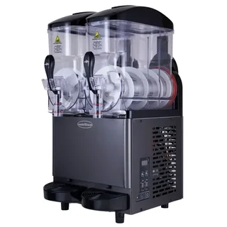 Professional Slush Machine 2 Tanks x 12 Liters - Automatic Dispensing