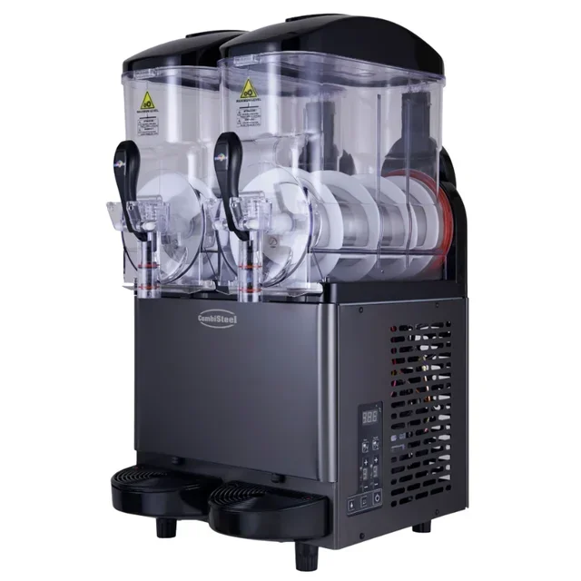 Professional Slush Machine 2 Tanks x 12 Liters - Automatic Dispensing