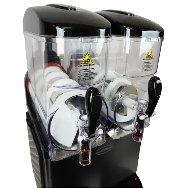 Professional Slush Machine 2 Tanks x 12 Liters - Automatic Dispensing