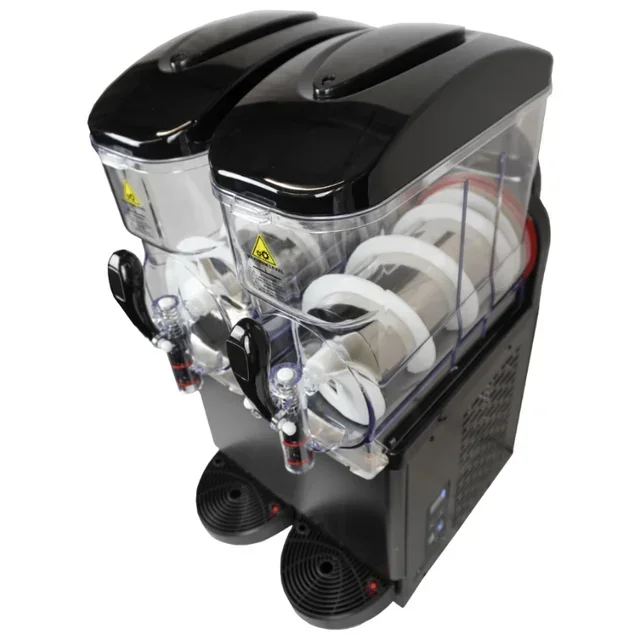 Professional Slush Machine 2 Tanks x 12 Liters - Automatic Dispensing