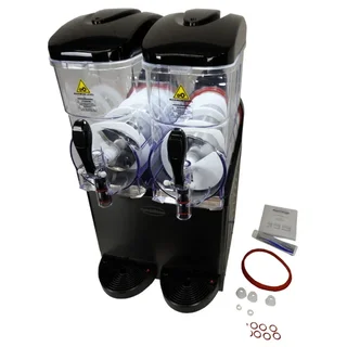 Professional Slush Machine 2 Tanks x 12 Liters - Automatic Dispensing