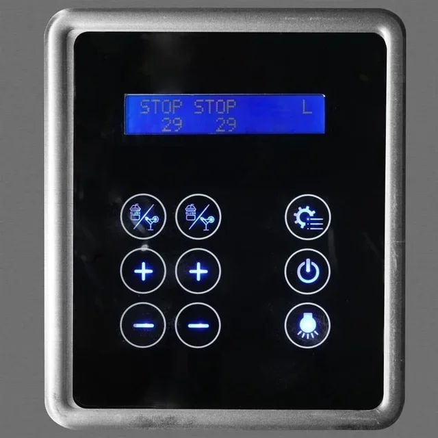 Professionelle Granita-Maschine Serie U - Doppelbehälter 12 Liter