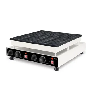 Elektrische Poffertjes-Maschine 100 Mini-Holländische Pfannkuchen Ø 4 cm