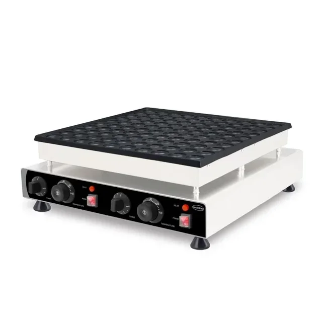 Elektrische Poffertjes-Maschine 100 Mini-Holländische Pfannkuchen Ø 4 cm