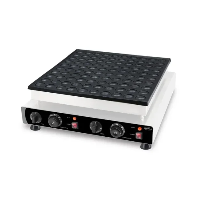 Elektrische Poffertjes-Maschine 100 Mini-Holländische Pfannkuchen Ø 4 cm