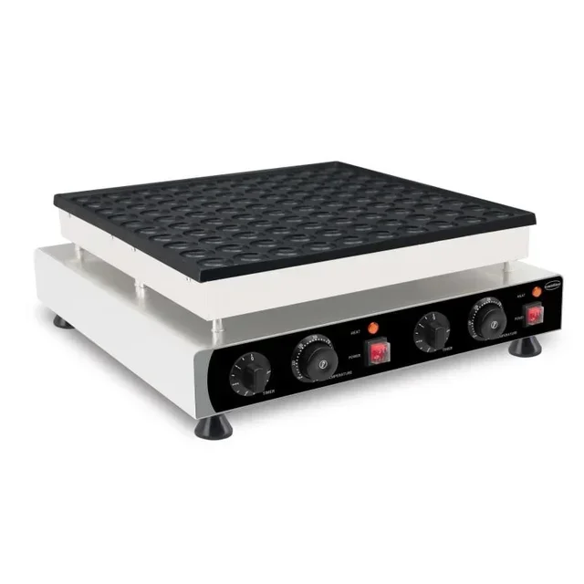 Elektrische Poffertjes-Maschine 100 Mini-Holländische Pfannkuchen Ø 4 cm