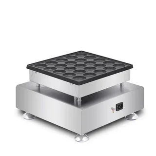 Máquina de Poffertjes 25 Mini Crepes Holandesas - Diámetro 4,5 cm