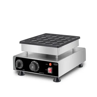 Máquina de Poffertjes 25 Mini Crepes Holandesas - Diámetro 4,5 cm