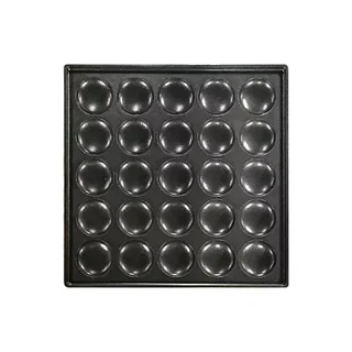 Máquina de Poffertjes 25 Mini Crepes Holandesas - Diámetro 4,5 cm