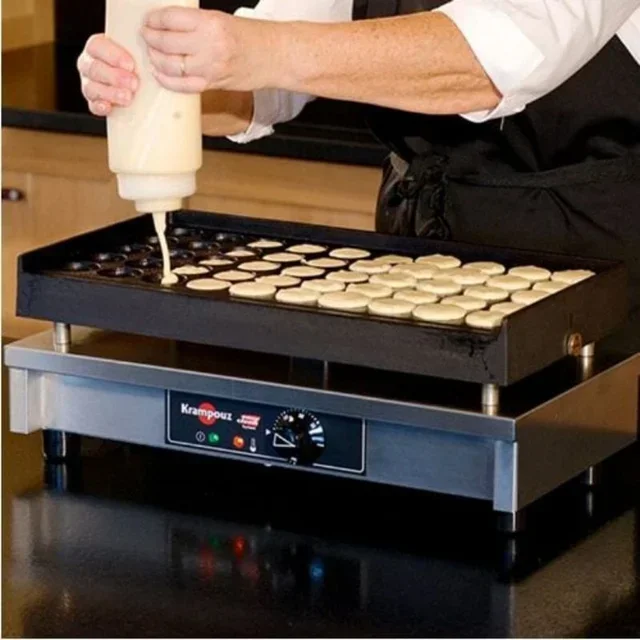 Professionelle Poffertjes Maschine - Elektrischer Mini-Holländischer Pfannkuchen-Maker