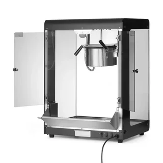 Machine à Pop-Corn Électrique 1155W - Design Noir Élégant