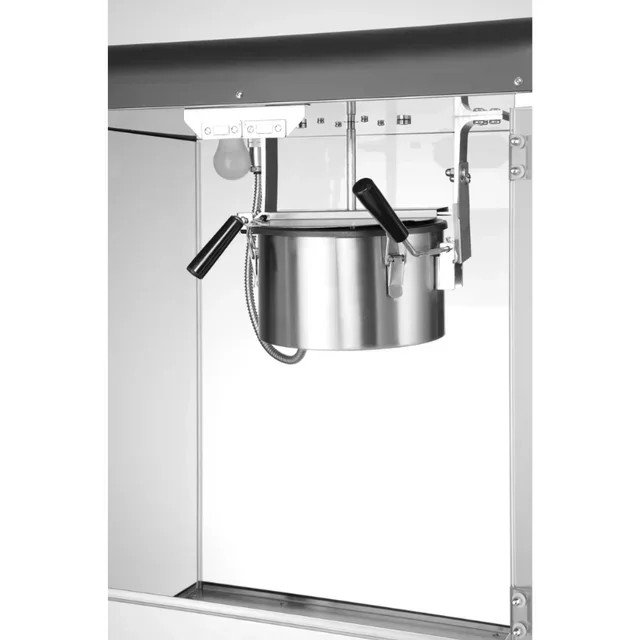 Machine à Pop-Corn Électrique 1155W - Design Noir Élégant