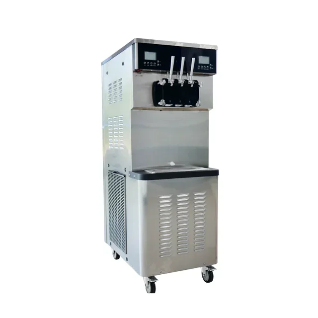 Italian Soft Serve Ice Cream Machine - Double Tank 8 Liters