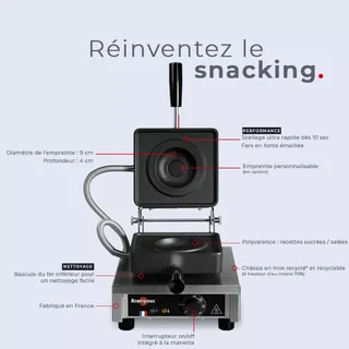 Machine de Scellage Électrique K-Presse - Diamètre 9 cm