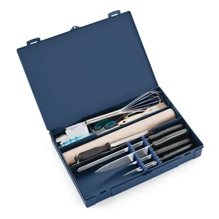 Estojo de Transporte para Facas em Polipropileno e Nylon - Cor Azul